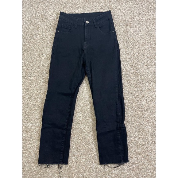 Celine Jackets & Blazers - Céline Jeans Black Straight Jean Size S Botón